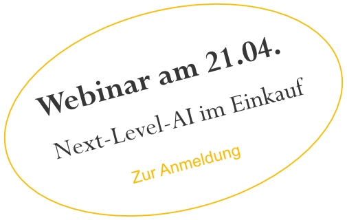 Webinar am 21. April - Next Level AI für den automatisierten Einkauf.